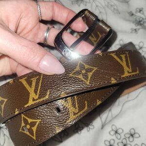 Louis Vuitton Vintage Monogram Belt 80 Small